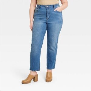Universal Thread high-rise button fly women’s jeans, new with tags, size 18